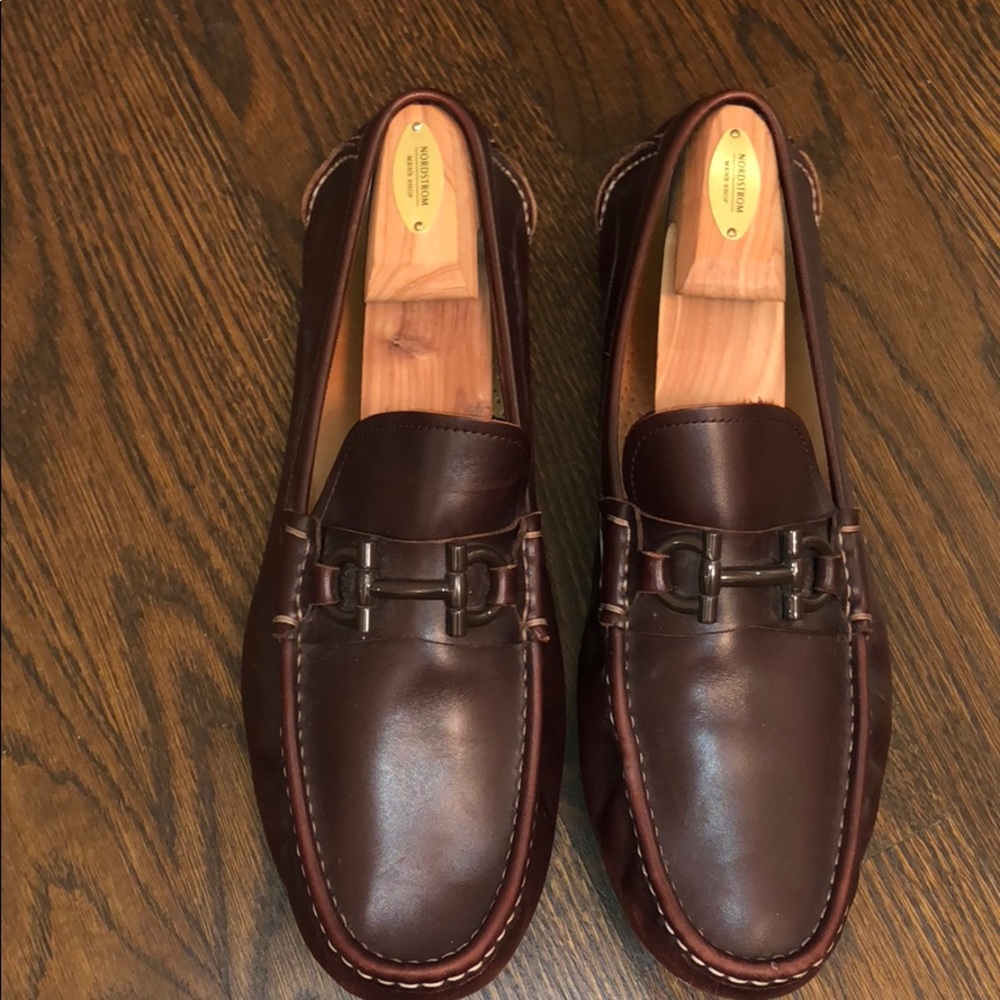Brown men’s Ferragamo loafer